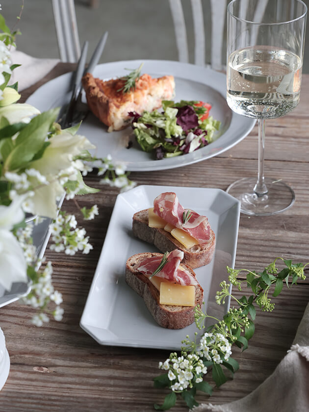 �쥯���󥰥�ץ졼��Fleur M 25cm ���եۥ磻��