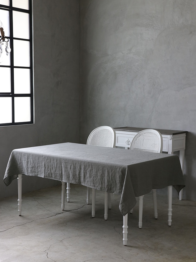 LinenMeテーブルクロスTERRAグレー