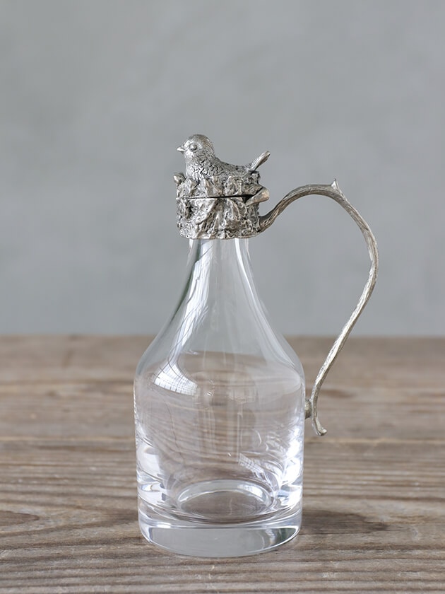 Pewterオイル＆ビネガーボトルBird