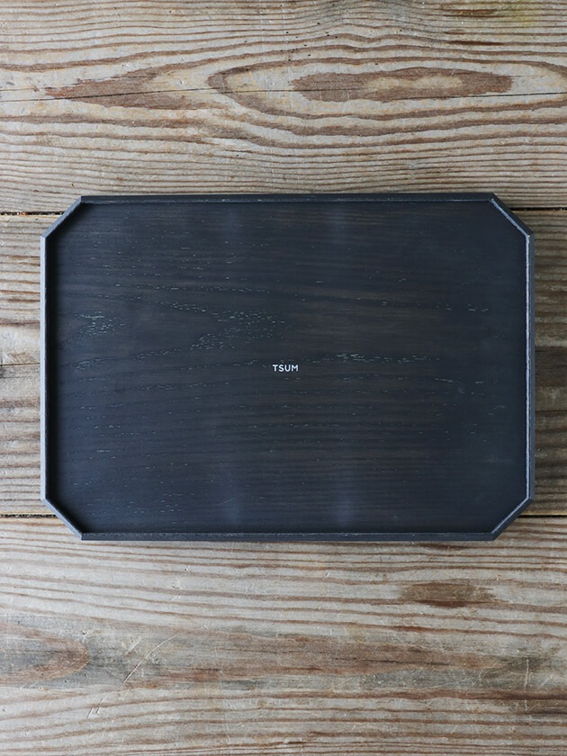 TSUM四角盆オリジナル34x24cmブラック