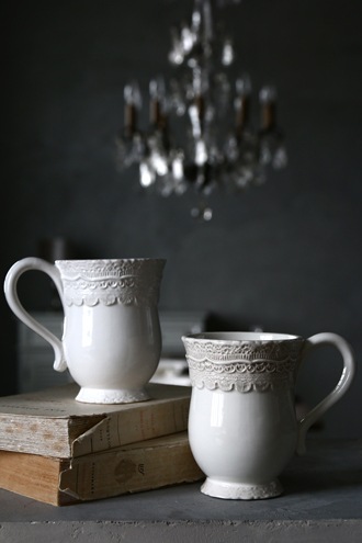 ELIOS FINEZZA エリオス フィネッツァ マグカップクリーム 300ml 直径9