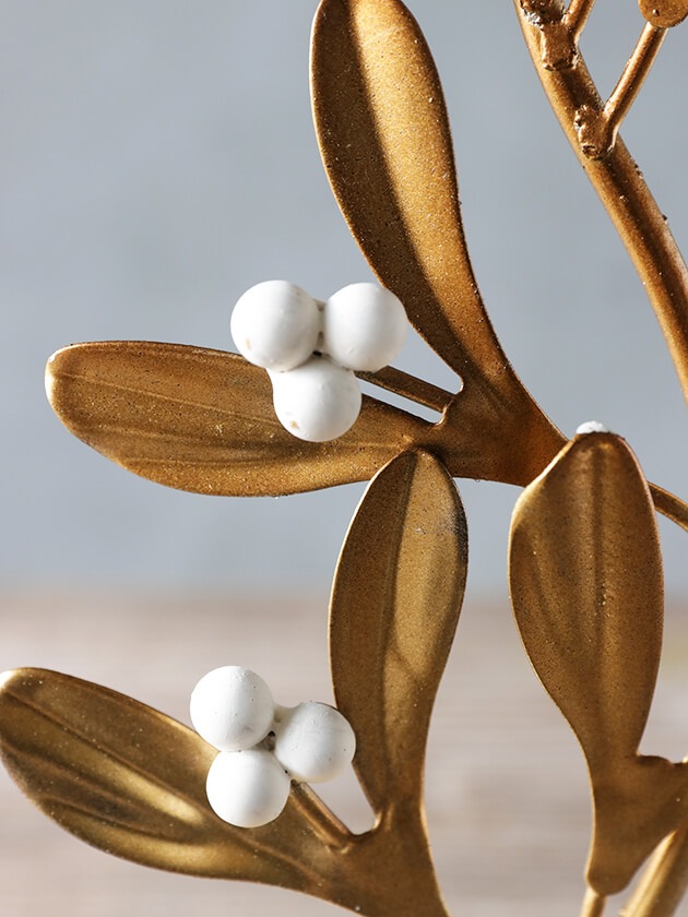 Lene BjerreキャンドルホルダーMissiaライトゴールド30cm 北欧雑貨