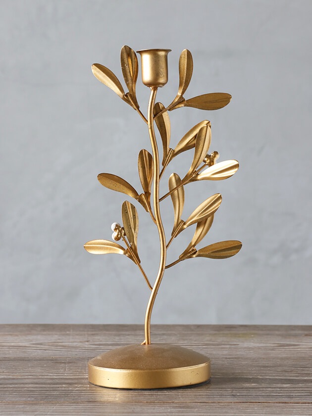 Lene BjerreキャンドルホルダーMissiaライトゴールド30cm 北欧