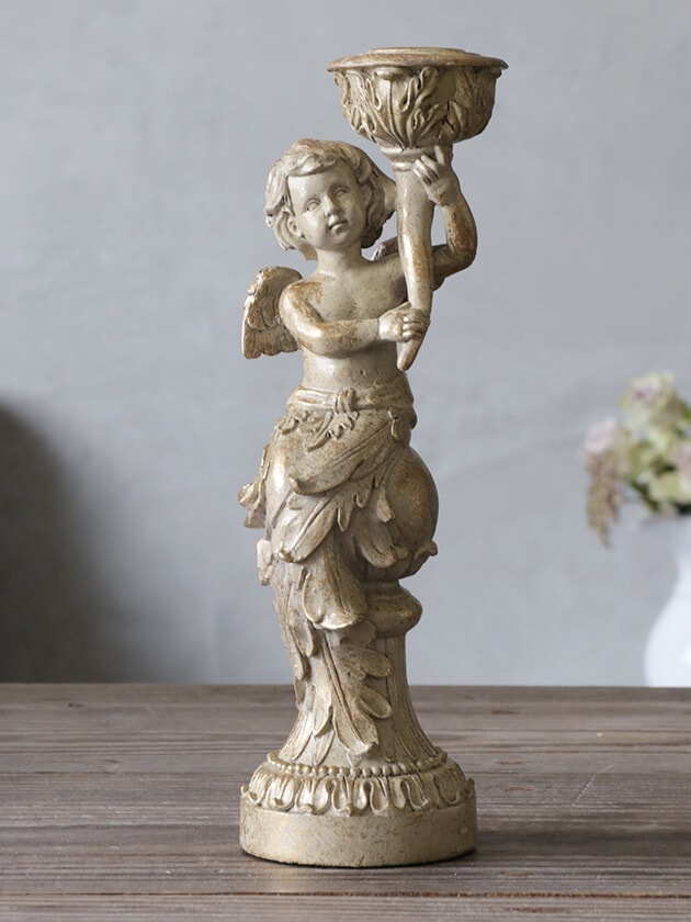 Lene BjerreキャンドルホルダーAngelゴールド ｜北欧雑貨 サラグレース