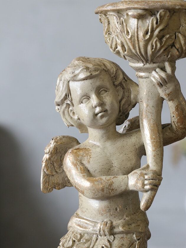 Lene BjerreキャンドルホルダーAngelゴールド ｜北欧雑貨 サラグレース