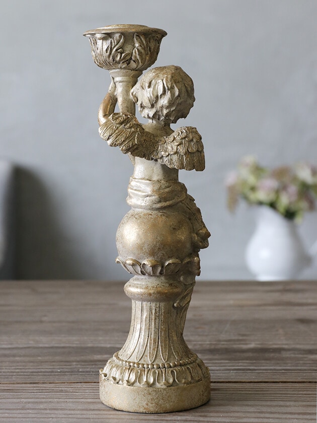 LENE BJERRE キャンドルホルダー サラグレース2台 Lene BjerreキャンドルホルダーMissiaライトゴールド25cm 北欧