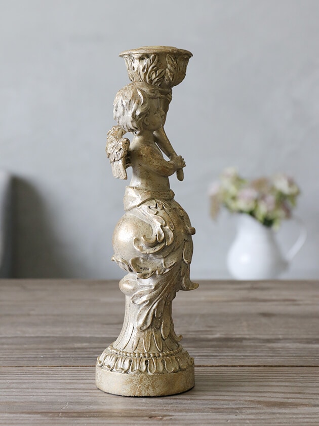 Lene BjerreキャンドルホルダーAngelゴールド ｜北欧雑貨 サラグレース