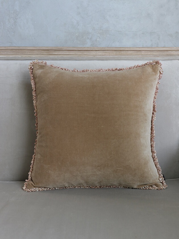 HaomyクッションカバーKOBE 45x45cmベージュ