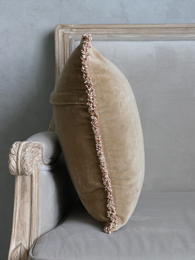 HaomyクッションカバーKOBE 45x45cmベージュ