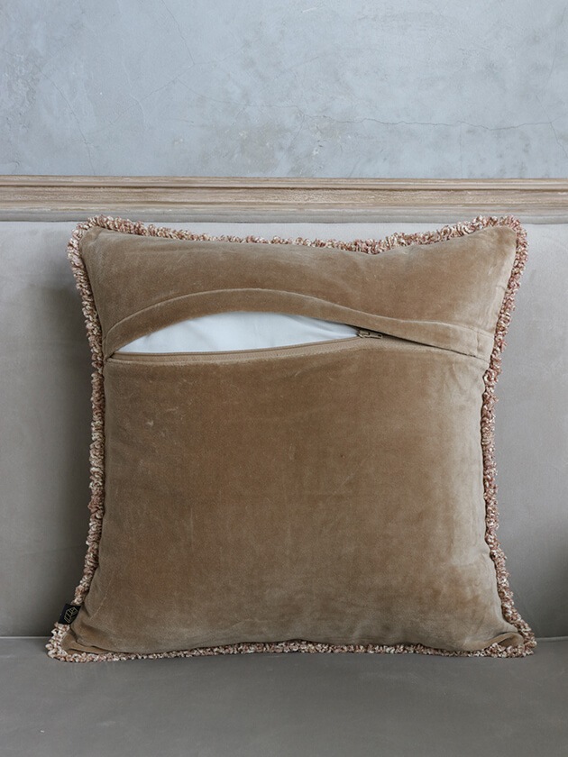 HaomyクッションカバーKOBE 45x45cmベージュ