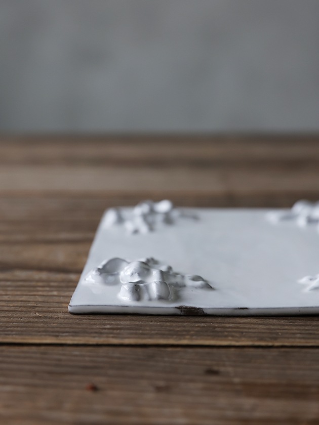 Martine Sarri – Beton Arme 激レア Carronホワイトタイル Marie-Antoinette 14cm