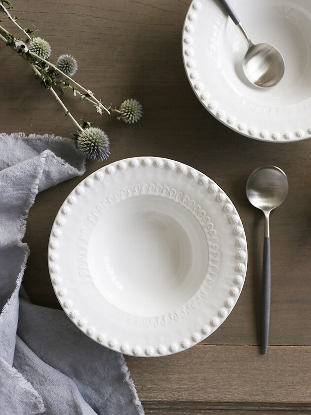 PotteryJo�����ס��ѥ����ץ졼��DAISY�ۥ磻��21cm