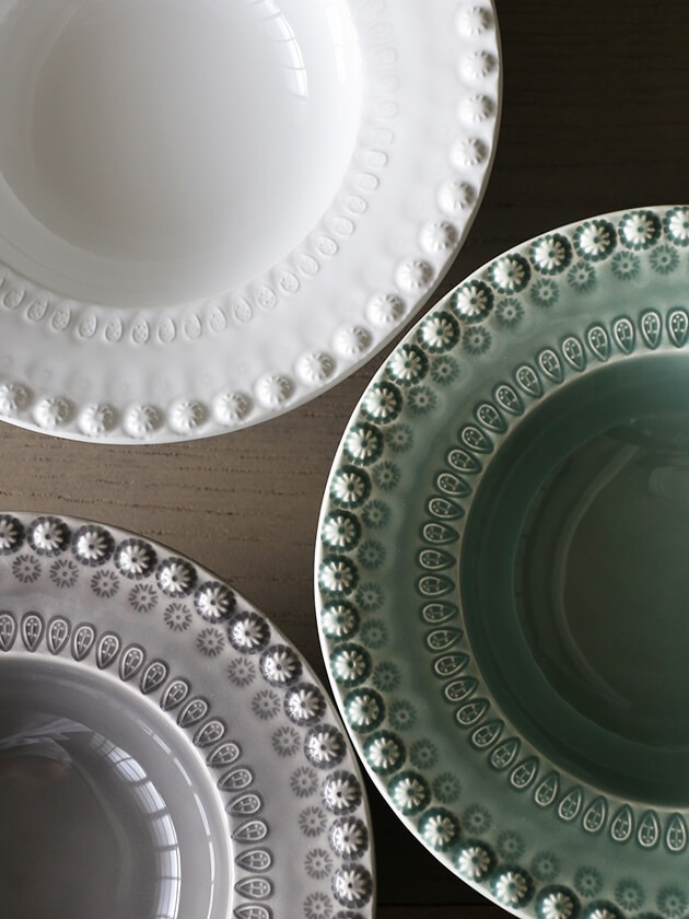 PotteryJo�����ס��ѥ����ץ졼��DAISY���졼21cm