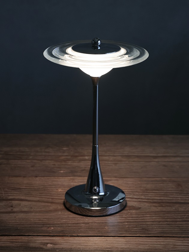 【新品未使用】玉雲堂　泉水　フロアランプ　テーブルランプ　行灯　創作提灯 Nordic LED テーブルランプChrome (充電式)