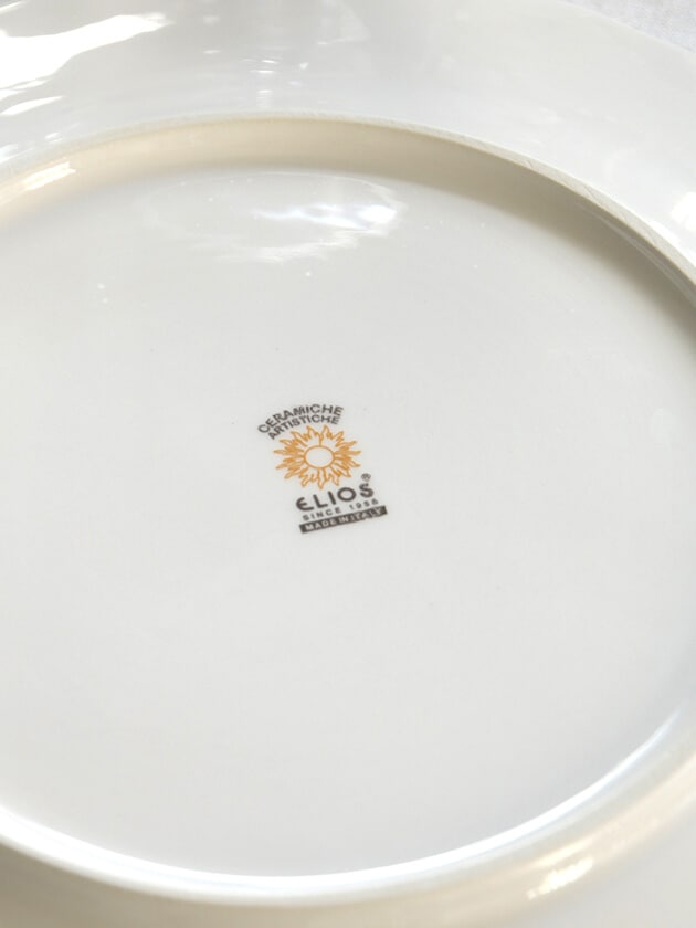 ELIOS FINEZZA エリオス フィネッツァ ディナープレート 28cmクリーム