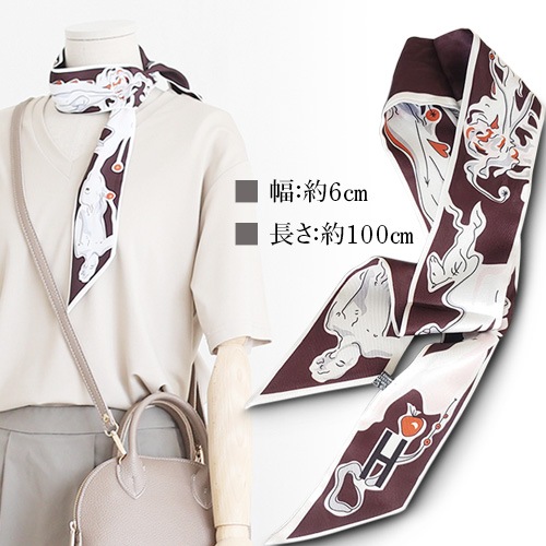 スカーフ バッグチャーム サテン | ＊売れ筋＊Best Items