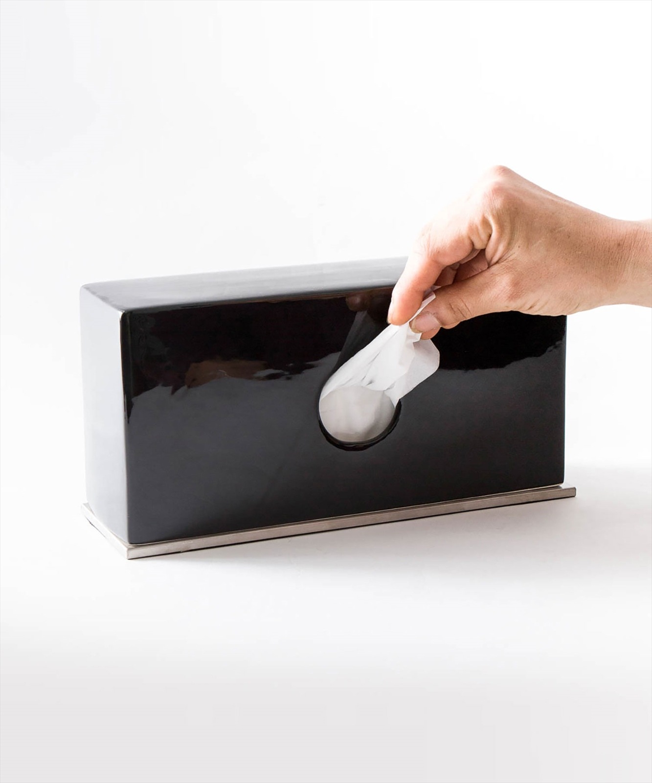 b2c セラミック ティッシュスタンド（ホワイト） #SALE | バス