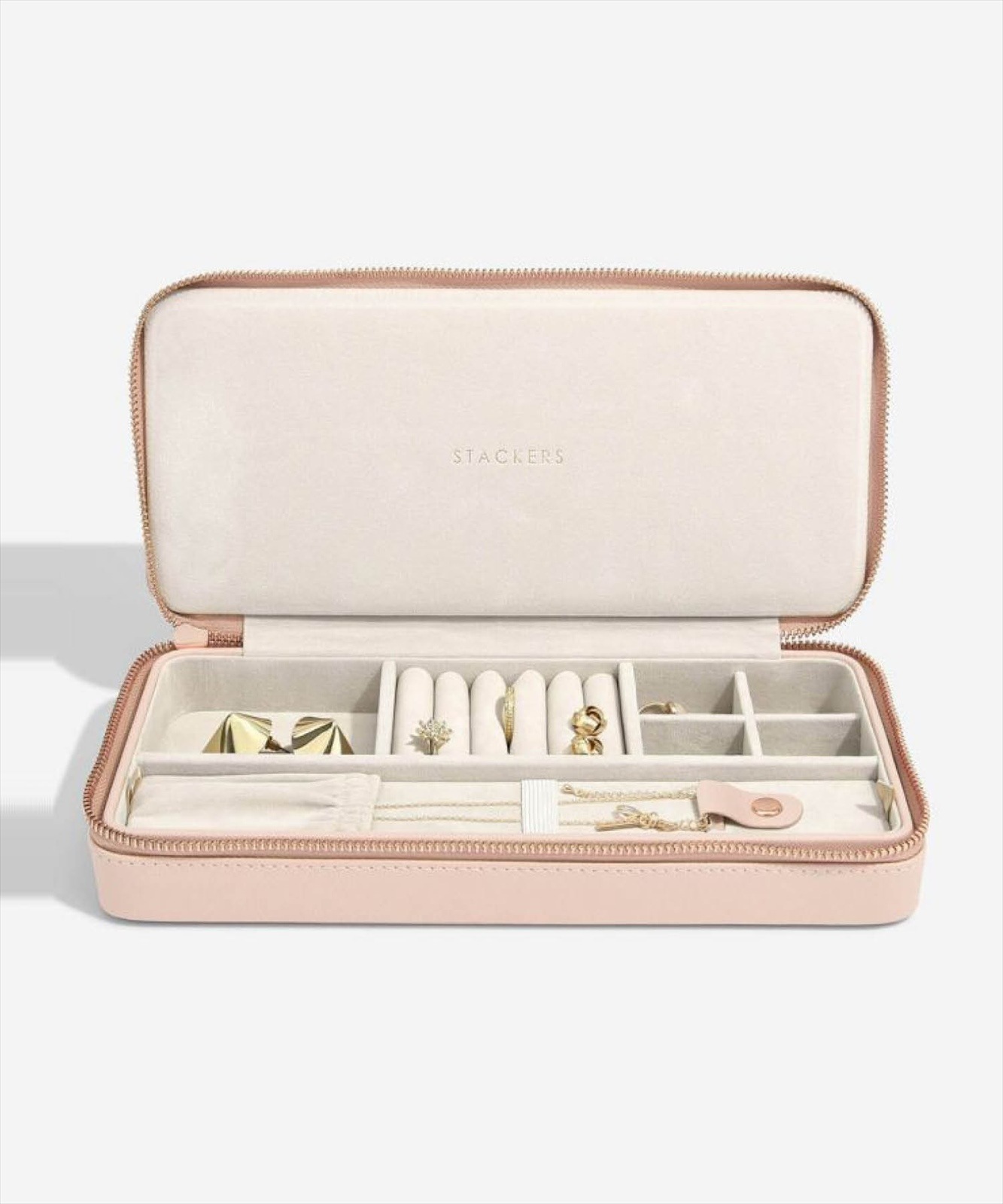 STACKERS〈スタッカーズ〉ジュエリーボックス TRAVEL SLEEK（ピンク