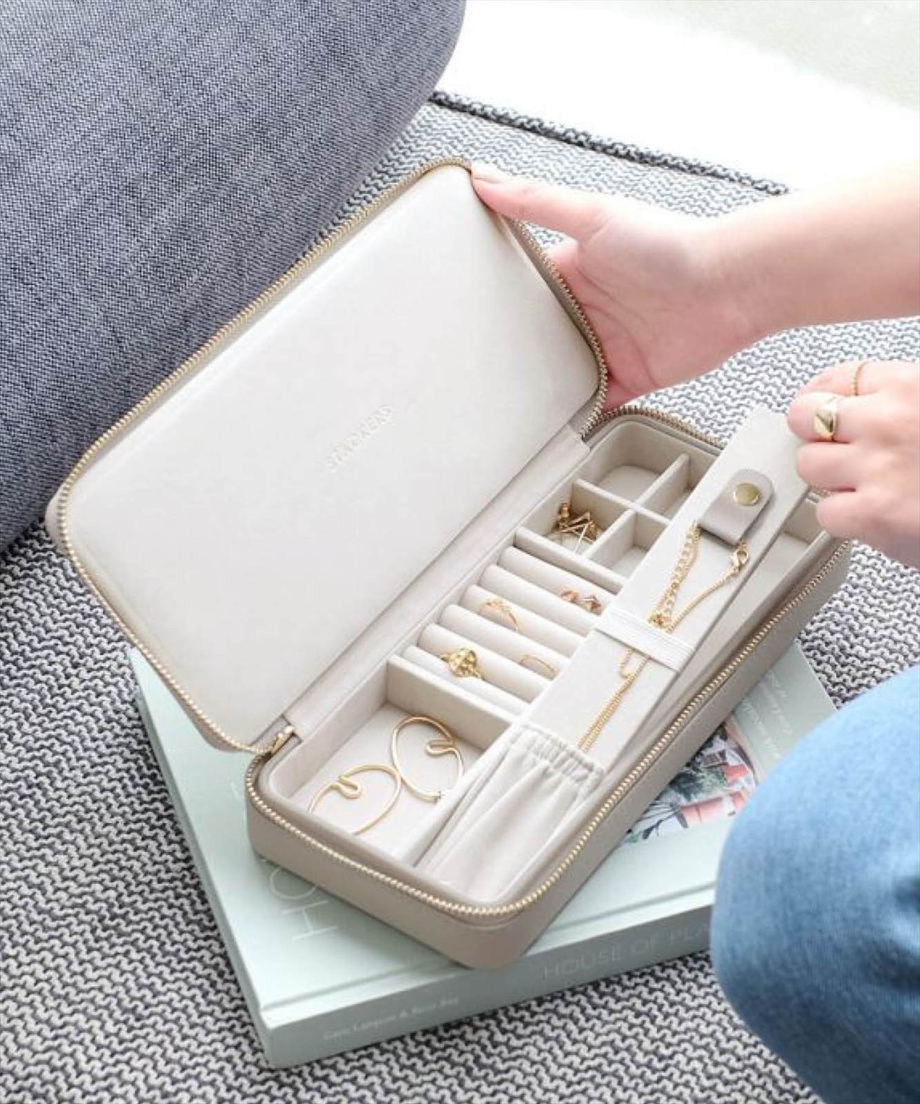 STACKERS〈スタッカーズ〉ジュエリーボックス TRAVEL SLEEK（ピンク