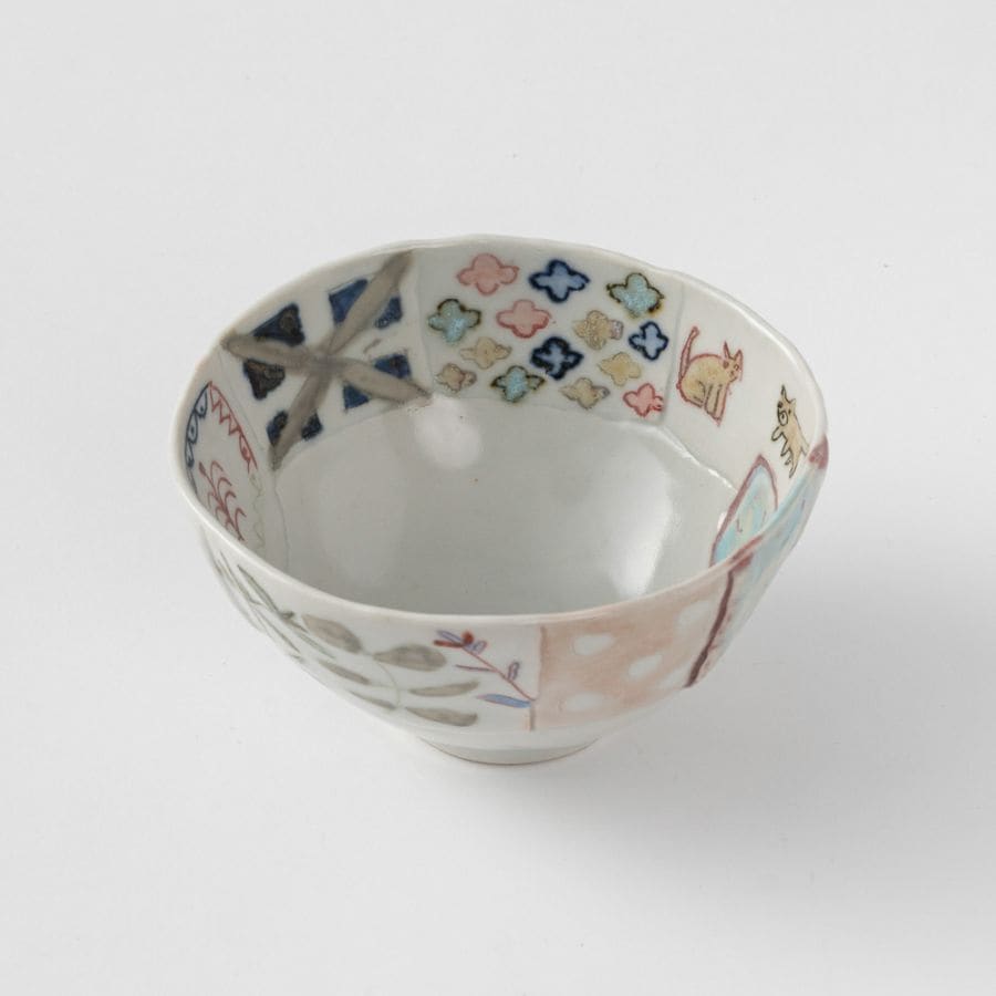 砥部焼はりあわせ飯椀