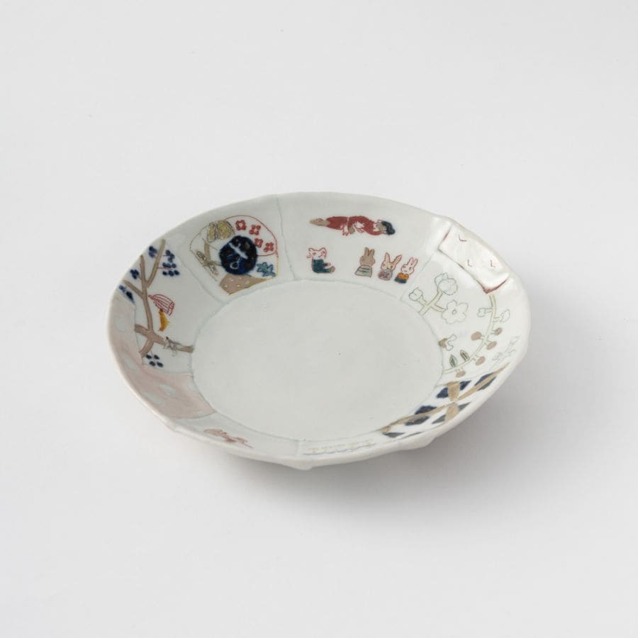 砥部焼はりあわせ皿