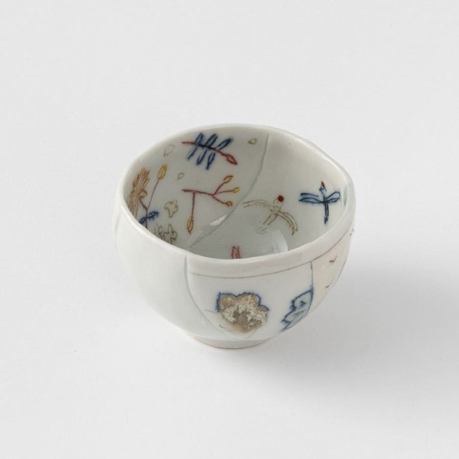 砥部焼はりあわせぐいのみ