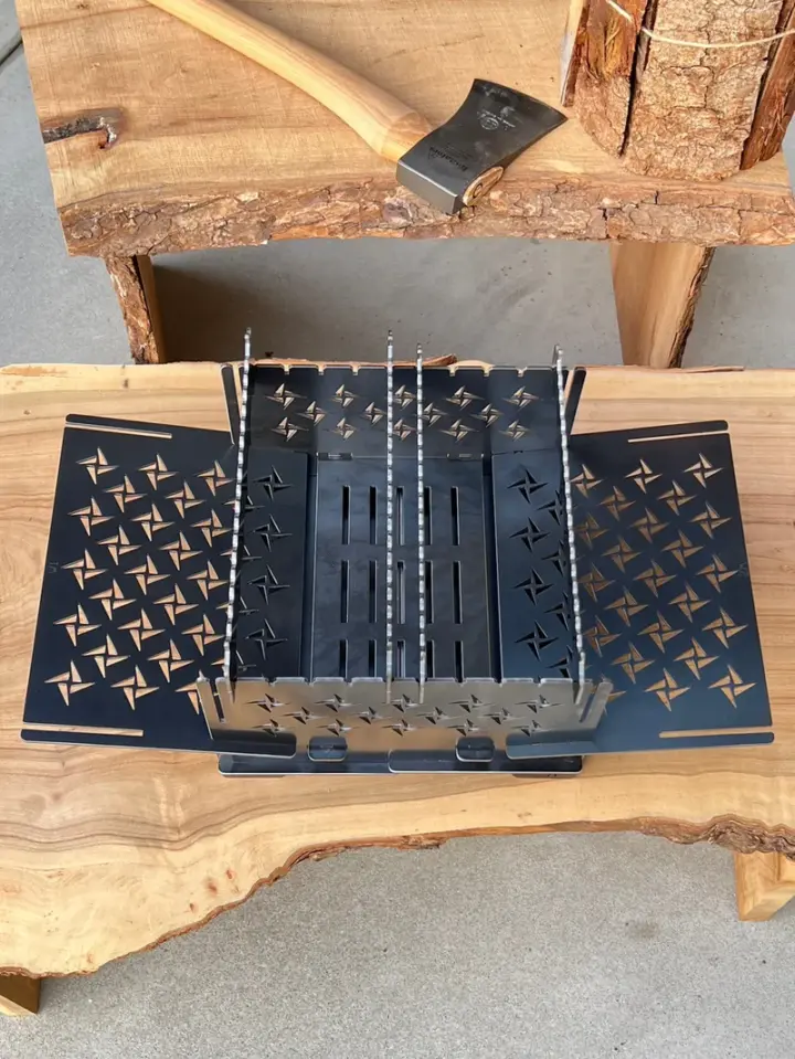 【3WAY焚き火BOX】シュリケン柄　スタンダード