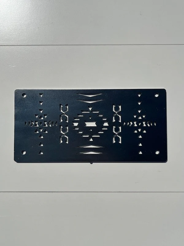 グリル鉄板S　オルテガ柄　4.5㎜厚（オプション部品）