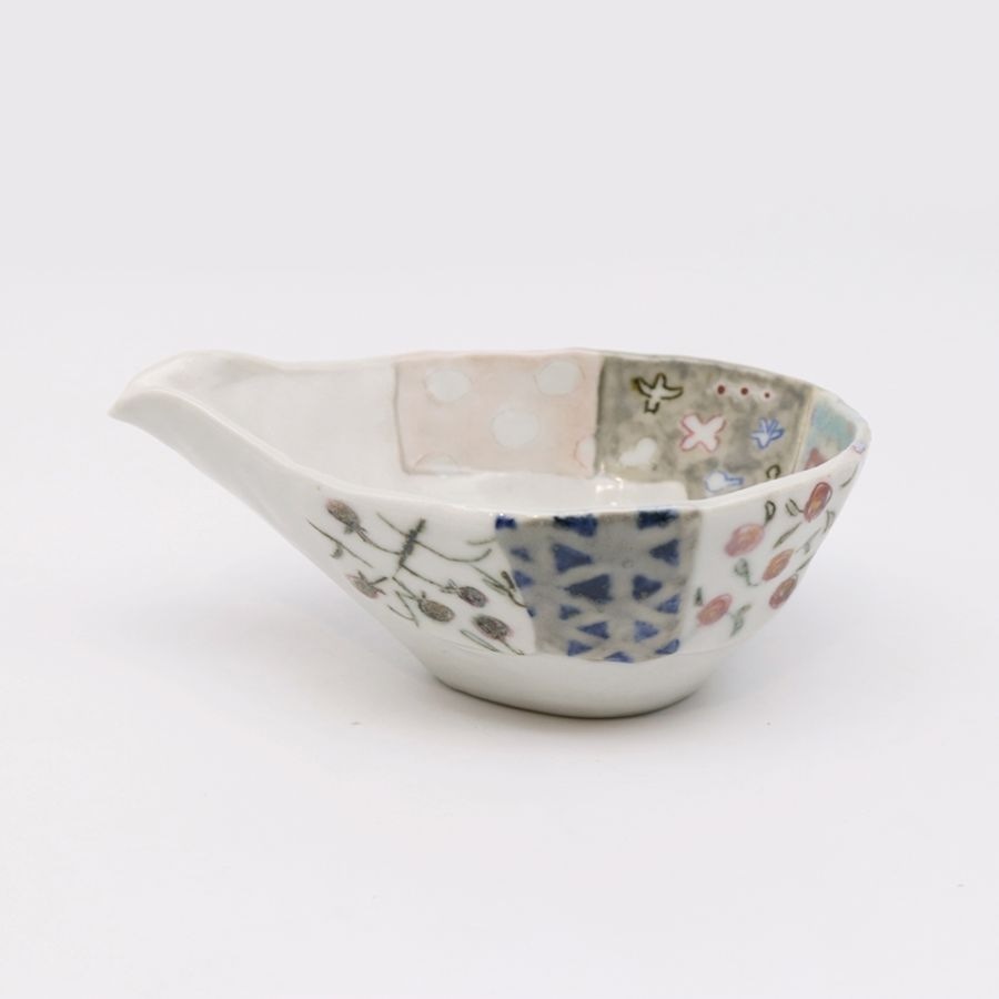 ［砥部焼］はりあわせ 片口 小（D-3）