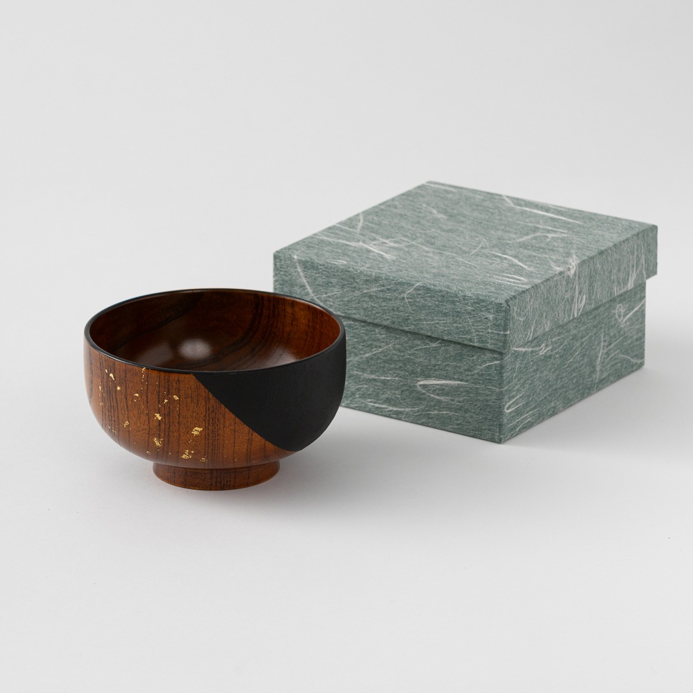 金箔後藤塗汁椀