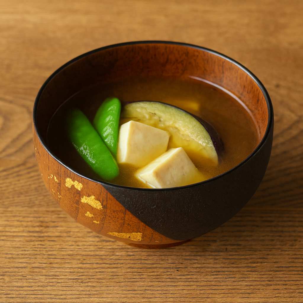 金箔後藤塗汁椀