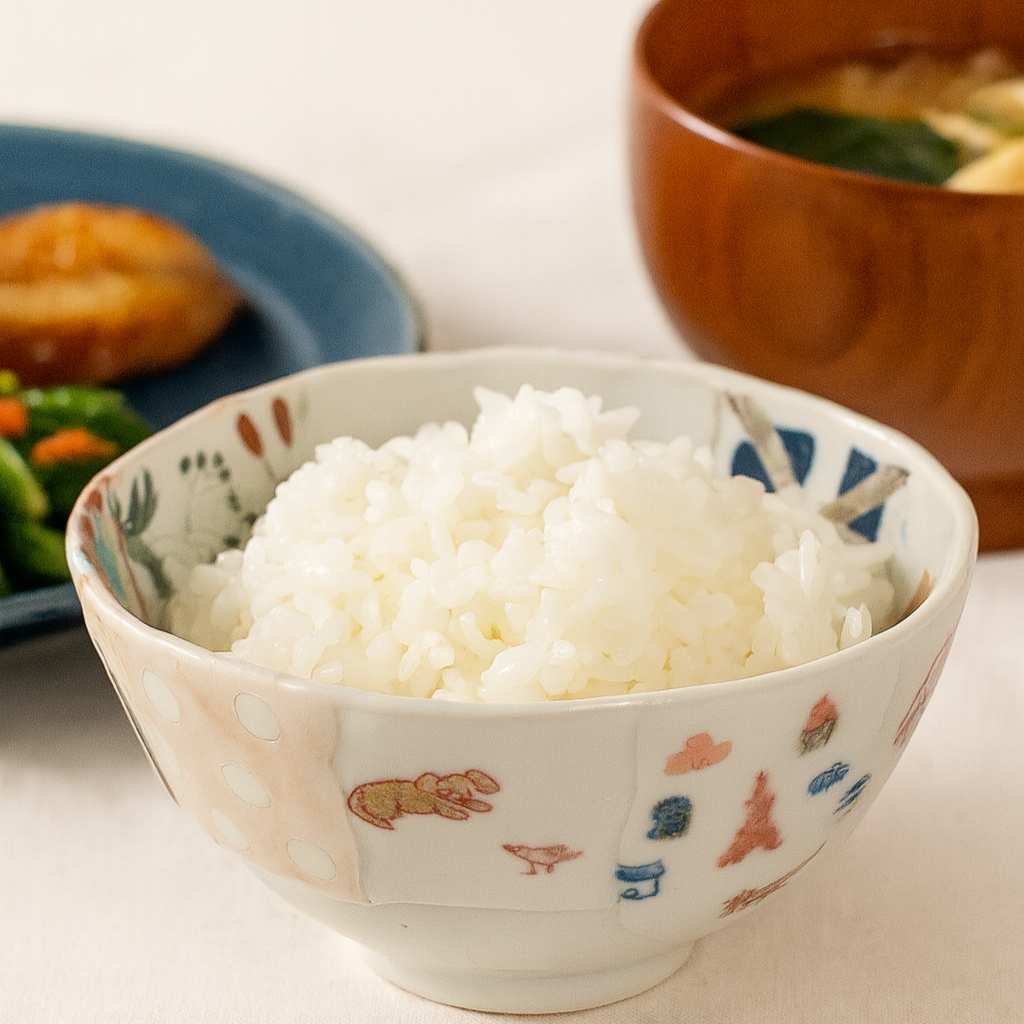 砥部焼はりあわせ飯椀
