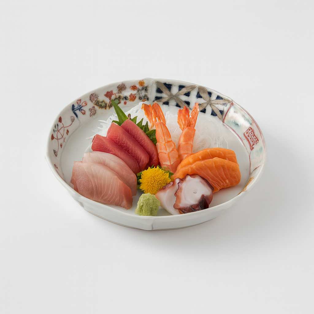 砥部焼はりあわせ縁平皿(大)