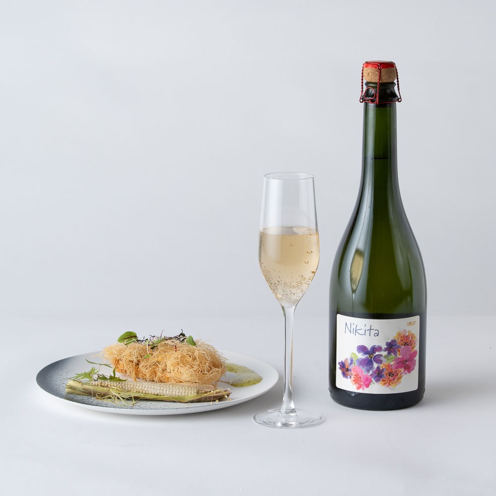 チリ産【スパークリングワイン】<p>(熟成30ヶ月) Nikita</p>