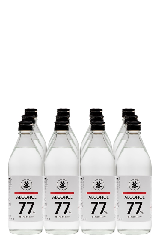 限定販売】笹一アルコール77 500ml 12本セット | スピリッツ | 笹一