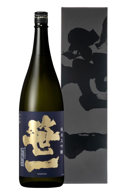輪島塗酒盃二個笹松葉 笹一 純米大吟醸 甲州夢山水 1800ml 【限定・笹一ギフト箱入り