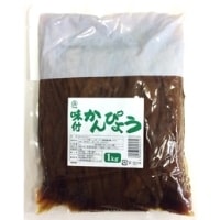 【冷蔵】味付干ぴょう整列 18cmカット 1KG (富岡食品/惣菜)