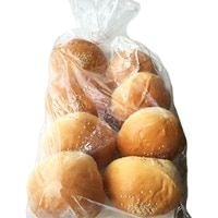 【冷凍】トリエス) 焼成冷凍バーガーバンズ　85Ｇ　8食入 (丸菱/洋風調理品/パン)