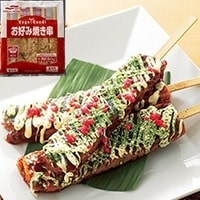 【冷凍】お好み焼き串 90G (Umios株式会社/和風調理品/たこ焼/お好み焼)