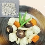 【冷凍】やわらかつみれ(白身魚) 500G (株式会社中冷/和風調理品/魚介練物)
