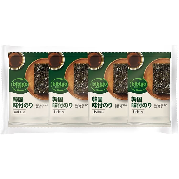 【常温】CJ韓国味付のり八切 8枚　8食入 (CJ 　FOODS　JAPAN株式会社/海藻類/のり)