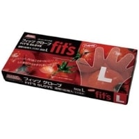 ポリ手袋 NEW FITSグローブ L 100枚入