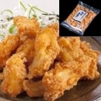 【冷凍】肉付ヤゲン軟骨唐揚げ　1KG (マルハニチロ株式会社/鶏加工品/唐揚)