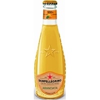 【常温】NEW サンペレグリノ・フルーツベバレッジ・アランチャータ(オレンジ) 200ML　4食入 (日仏貿易/果汁飲料)