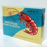【常温】蝦片 赤 中国産 227G (株式会社丸京/水産加工品/乾物)