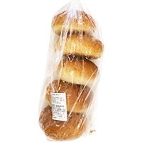 【冷凍】埼玉県産小麦100％バンズ 100G　5食入 (アクア/洋風調理品/パン)