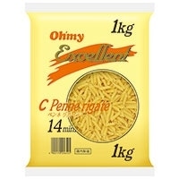 【常温】オーマイエクセレントCペンネリガーテ 1KG (株式会社ニップン/パスタ/ショートパスタ)
