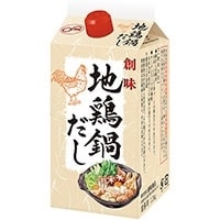 【常温】地鶏鍋だし 1.2KG (株式会社創味食品/和風つゆ/鍋つゆ)
