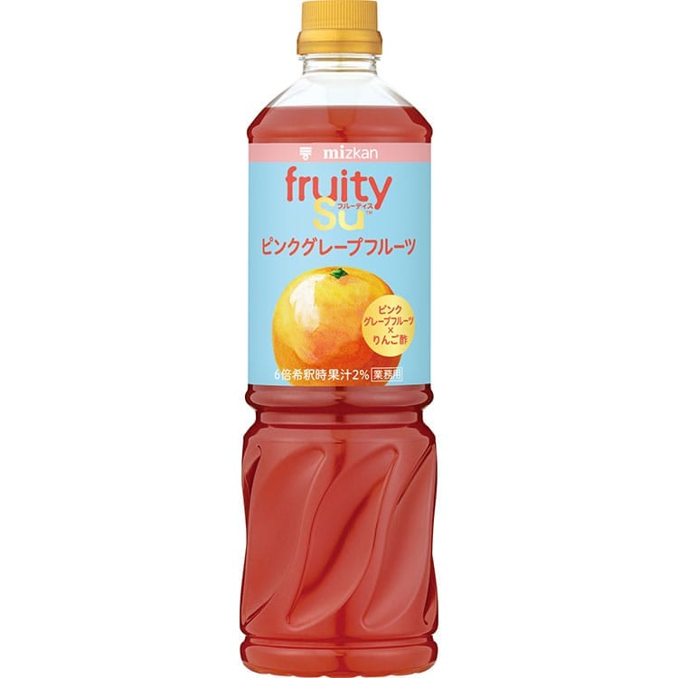 【常温】業務用フルーティスりんご酢ピンクグレープフルーツ 1L (株式会社Mizkan/果汁飲料)