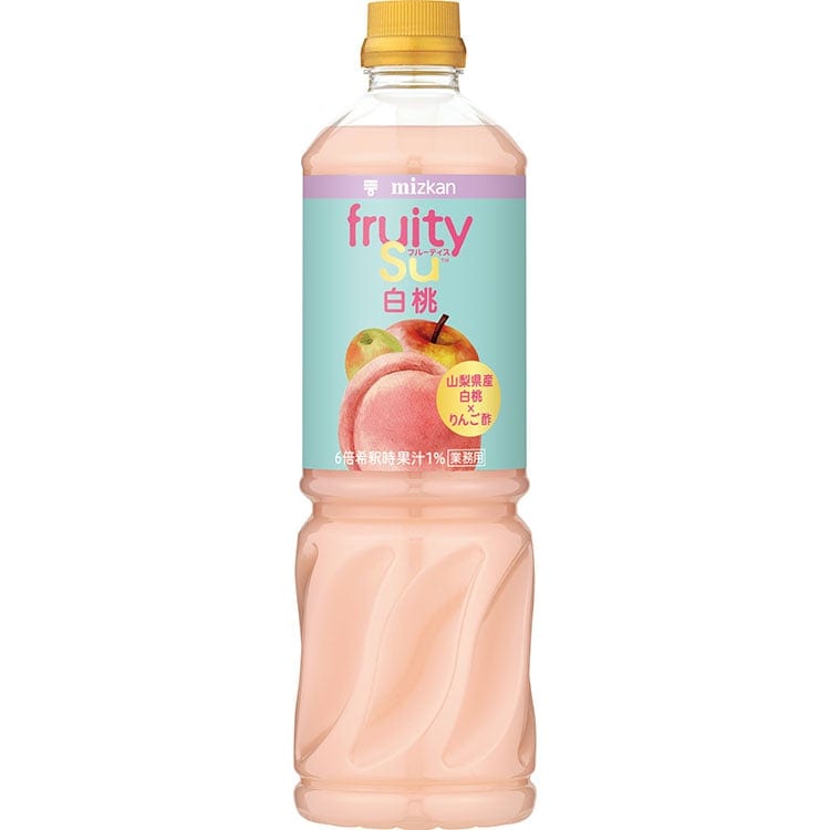 【常温】業務用フルーティス りんご酢白桃ミックス 1L (株式会社Mizkan/果汁飲料)